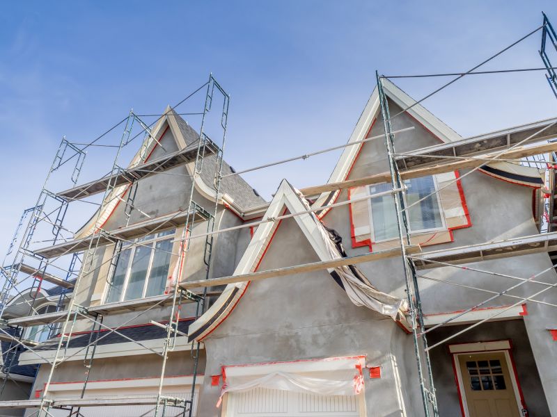 New Construction Stucco Application